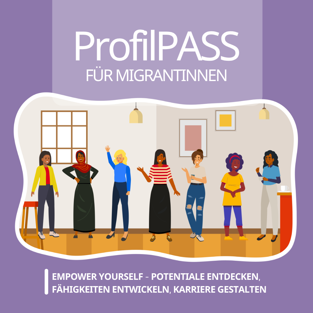 Titelbild ProfilPASS für Migrantinnen